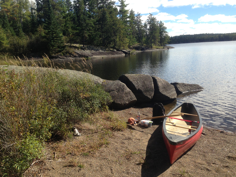 Beach on Jordan Lake in BWCA